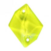 Varrható neon színű kozmikus kő méret: 17x13mm - CRYSTAL GIALLO FLUO